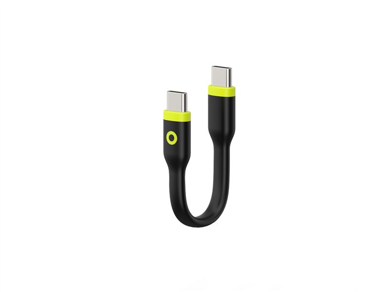 Cablu pentru incarcare si transfer de date Mobile Origin Compact, 2x USB-C, 60W, 10 cm, Negru (iPhone 17 Pro Max, COMC-USBC-BLK) by www.silkase.ro